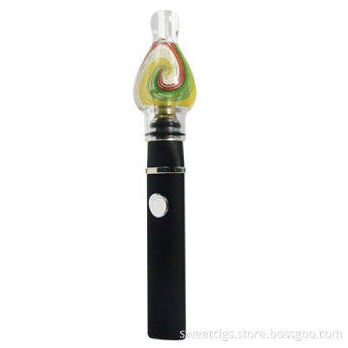 Glass globe wax vaporizer with 350mAh elips battery